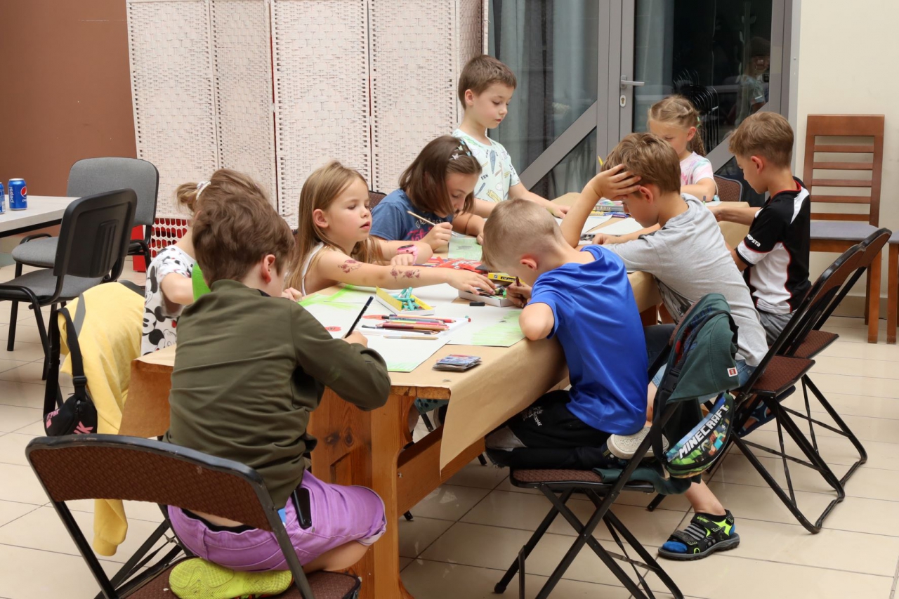 Dzieci w czasie warsztatów