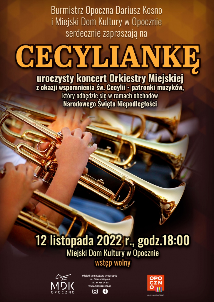 CECYLIANKA - zapraszamy na koncert Orkiestry Miejskiej