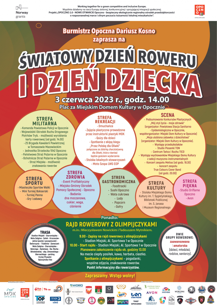 Zapraszamy na Światowy Dzień Roweru i Dzień Dziecka