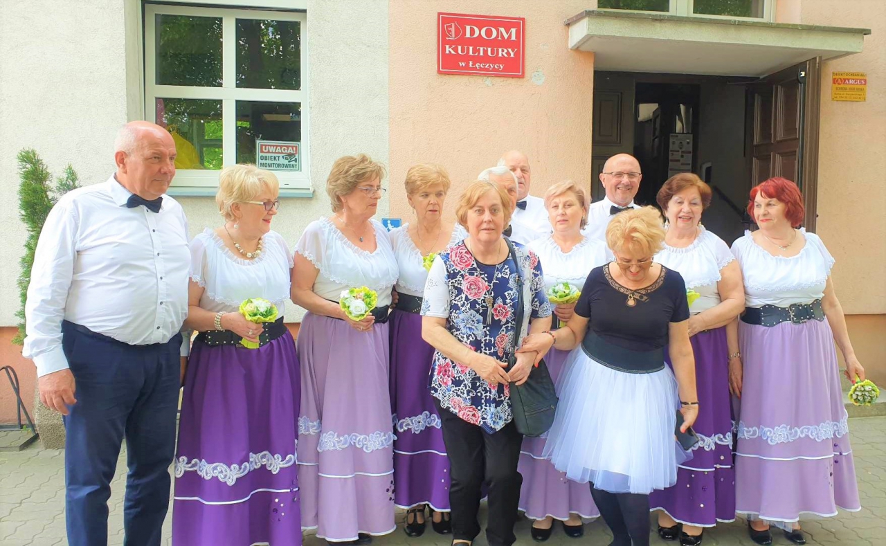 Grupa seniorów w Łęczycy