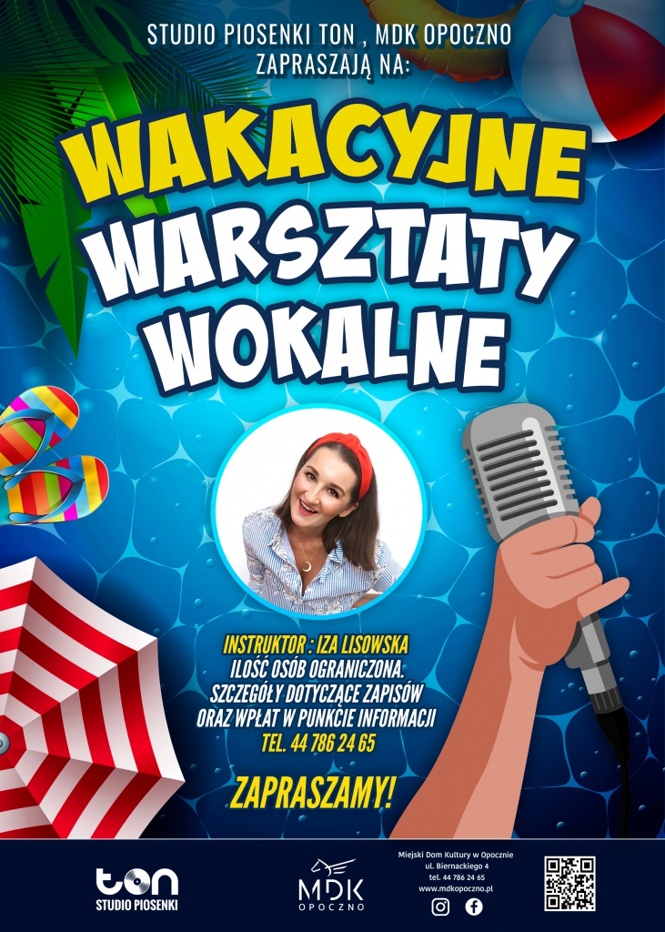 Ruszają wakacyjne warsztaty wokalne!