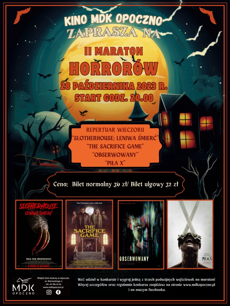 Zapraszamy na II Maraton Horrorów!