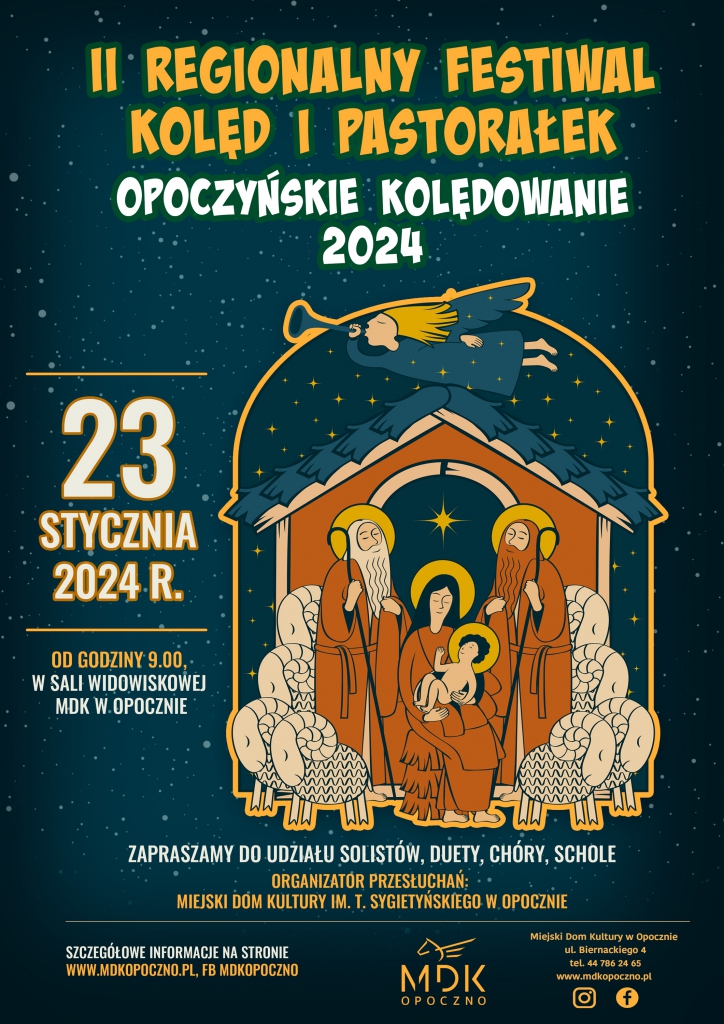 II Opoczyńskie Kolędowanie - zapraszamy