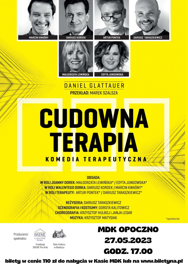 CUDOWNA TERAPIA - komedia terapeutyczna w MDK. Zapraszamy!