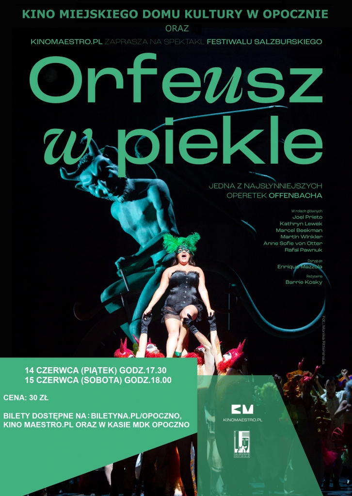 Orfeusz w piekle - zapraszamy na jedną z najsłynniejszych operetek