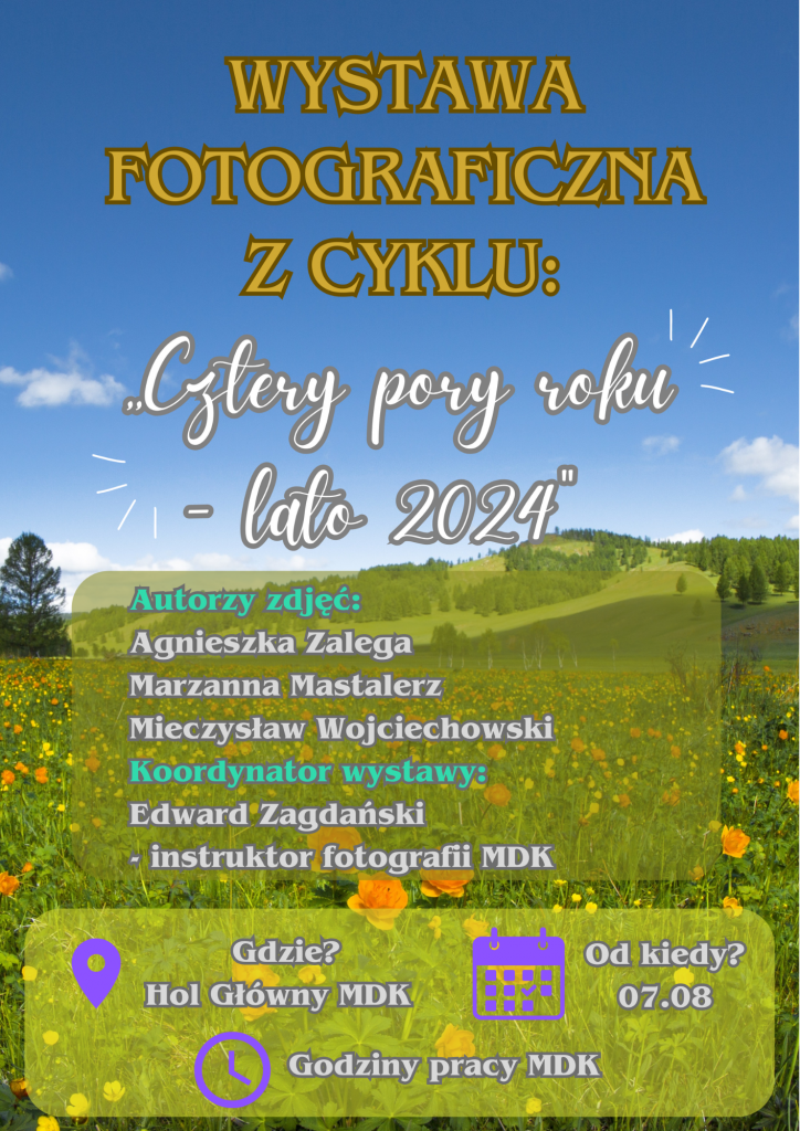 Lato zatrzymane w kadrach 