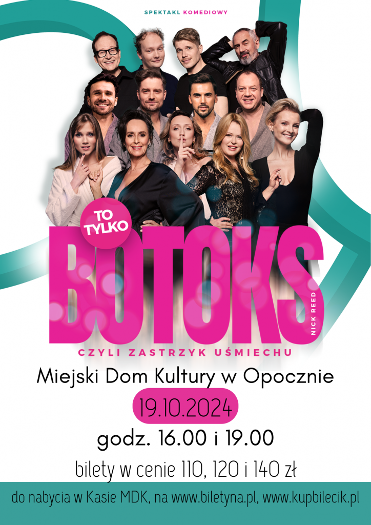 Plakat promujący spektakl