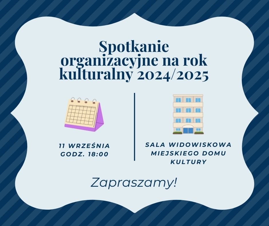 Grafika informująca o spotkaniu