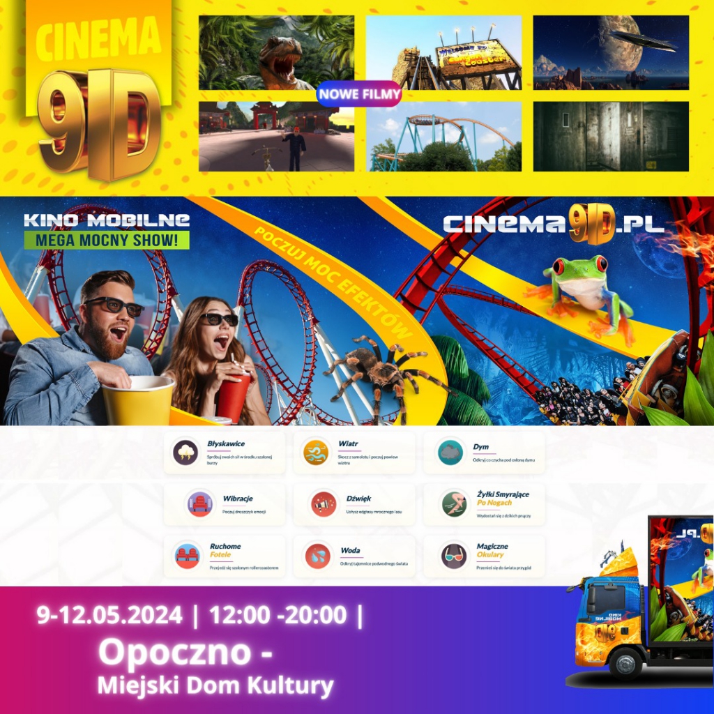 Plakat promujący kino