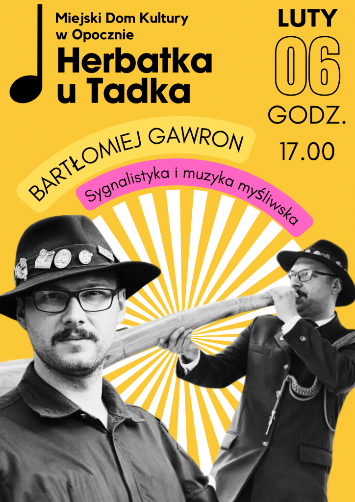Herbatka pod batutą Bartłomieja Gawrona - zapraszamy na spotkanie Klubu Seniora MDK