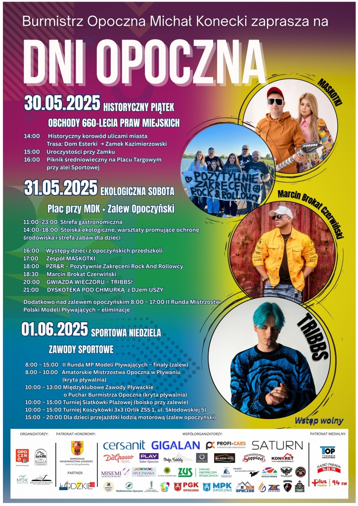 Dni Opoczna 2025 – zapraszamy!