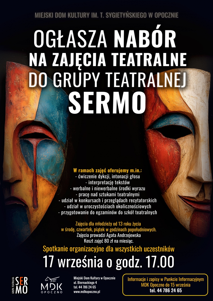 SERMO ogłasza nabór na zajęcia