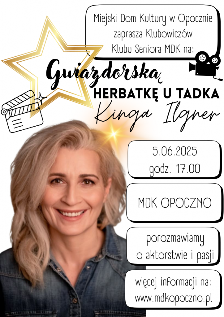Gwiazdorska herbatka z Kingą Ilgner