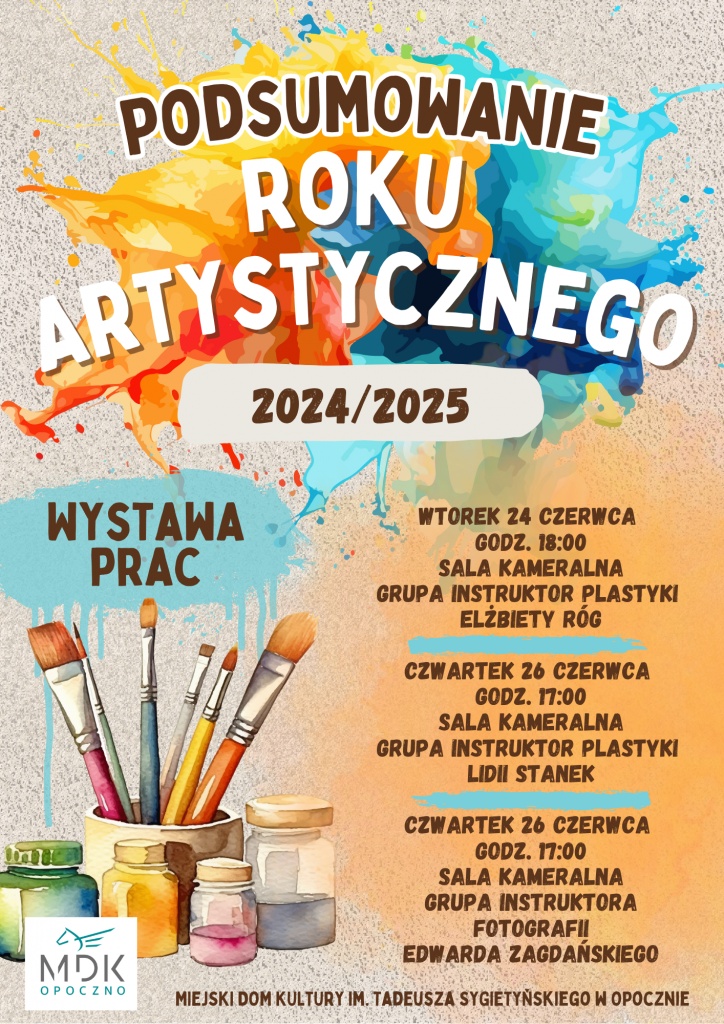 Podsumowanie roku artystycznego