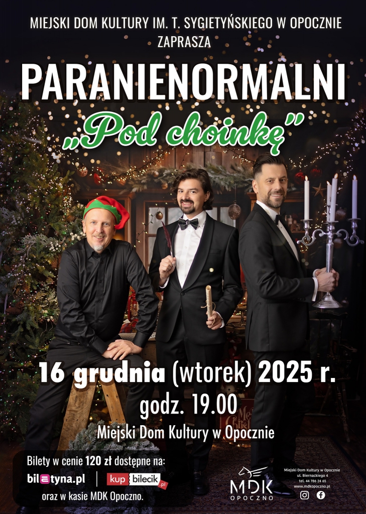 Paranienormalni POD CHOINKĘ - zapraszamy na kabaret jakiego jeszcze nie było