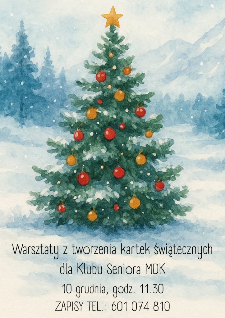 Warsztaty z tworzenia kartek świątecznych