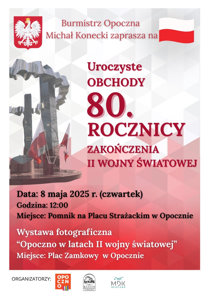 Obchody 80 rocznicy zakończenia II wojny światowej.