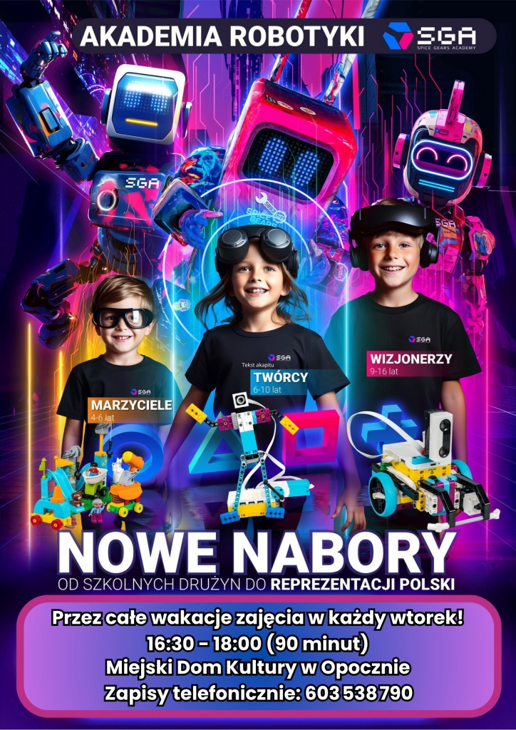 Warsztaty z robotyki w każdy wtorek - przez całe wakacje