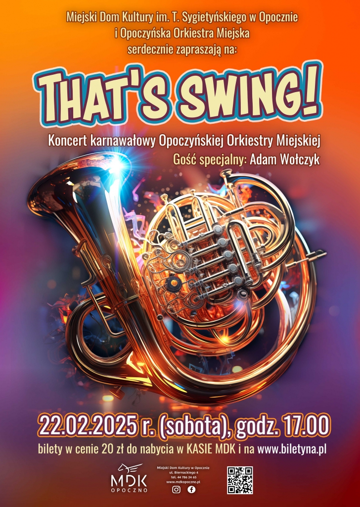 THAT’S SWING - zapraszamy na koncert karnawałowy