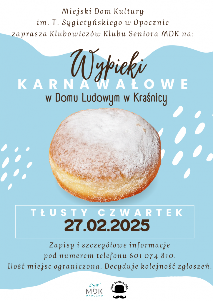 Zapraszamy na „Herbatkę u Tadka” pełną wypieków w Kraśnicy