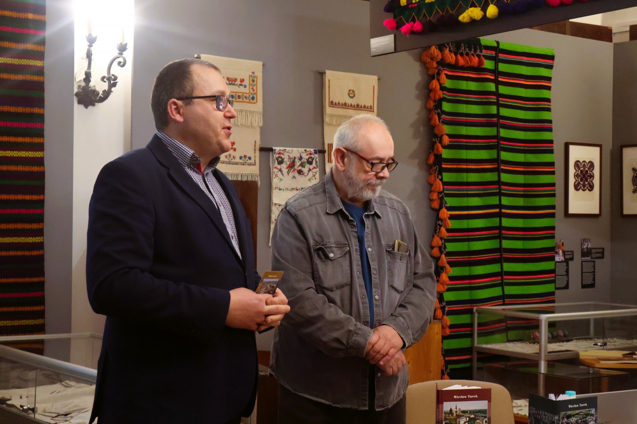 Asam Grabowski i Wiesław Turek podczas spotkania promującego nowe wydawnictwo