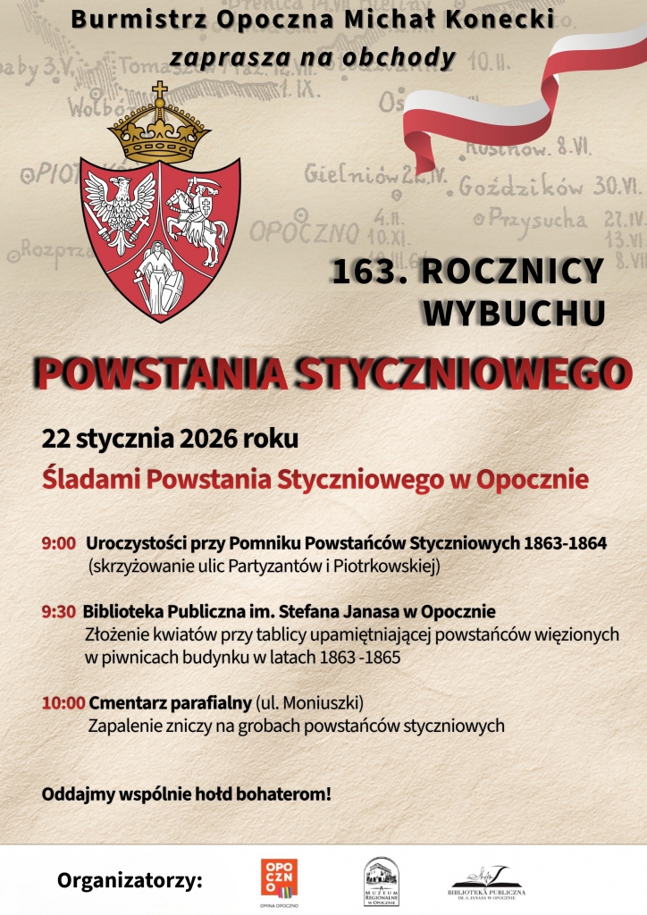 163. rocznica Powstania Styczniowego