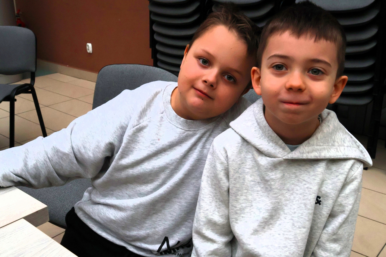 Chłopcy na zajęciach