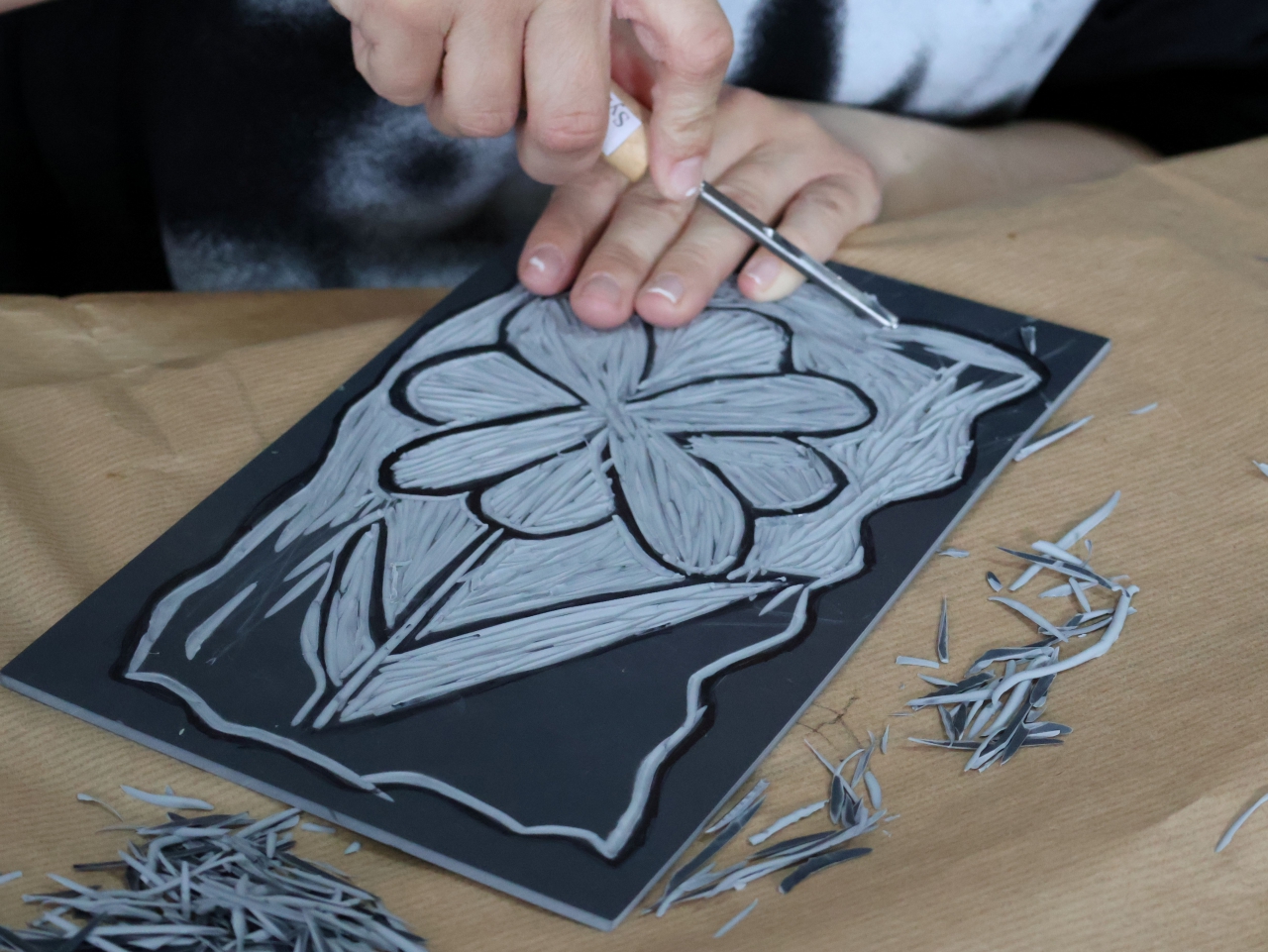 Warsztaty z linorytu - program Kulturalny ORLEN