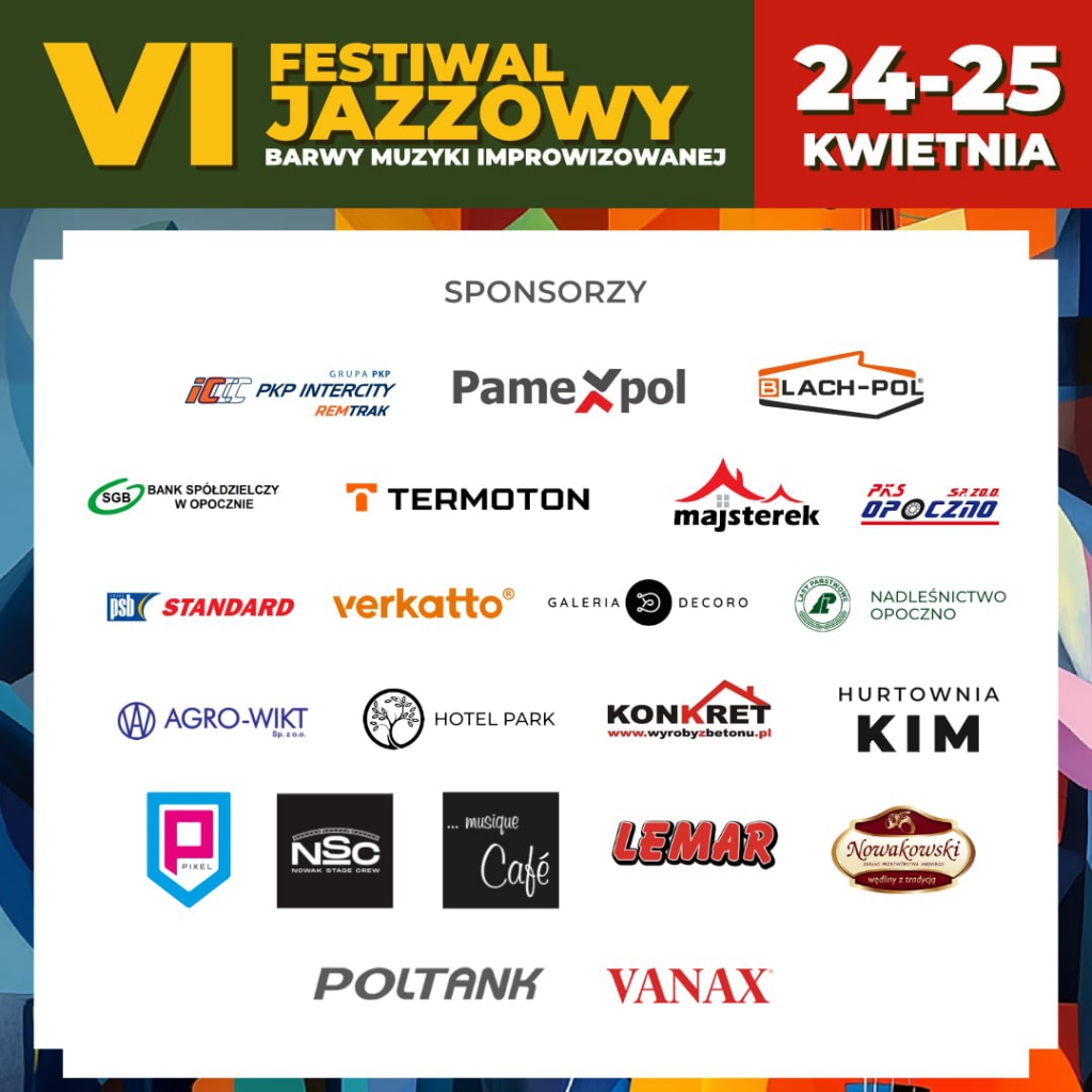 Podziękowania dla sponsorów