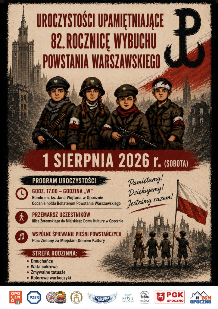 82. rocznica wybuchu Powstania Warszawskiego - zapraszamy 82. rocznica wybuchu Powstania Warszawskiego - zapraszamy