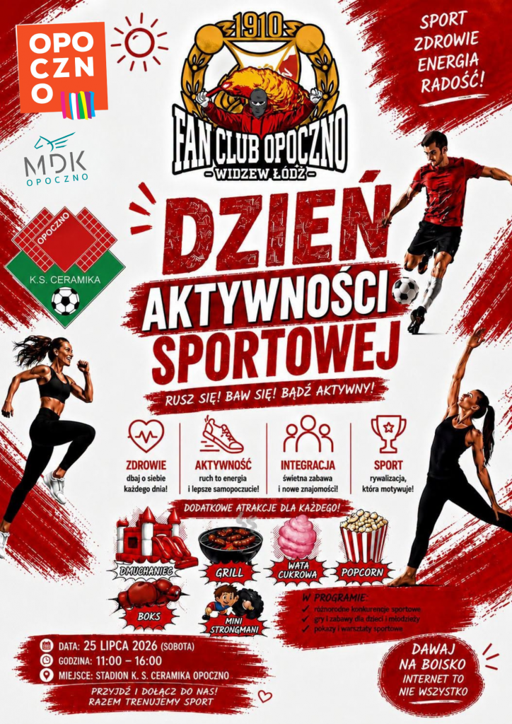 Dzień Aktywności Sportowej - Lato z MDK 2026 Dzień Aktywności Sportowej - Lato z MDK 2026