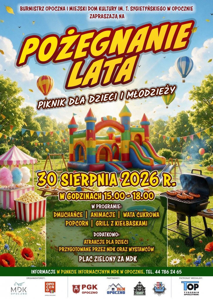Piknik z okazji zakończenia wakacji z MDK Piknik z okazji zakończenia wakacji z MDK