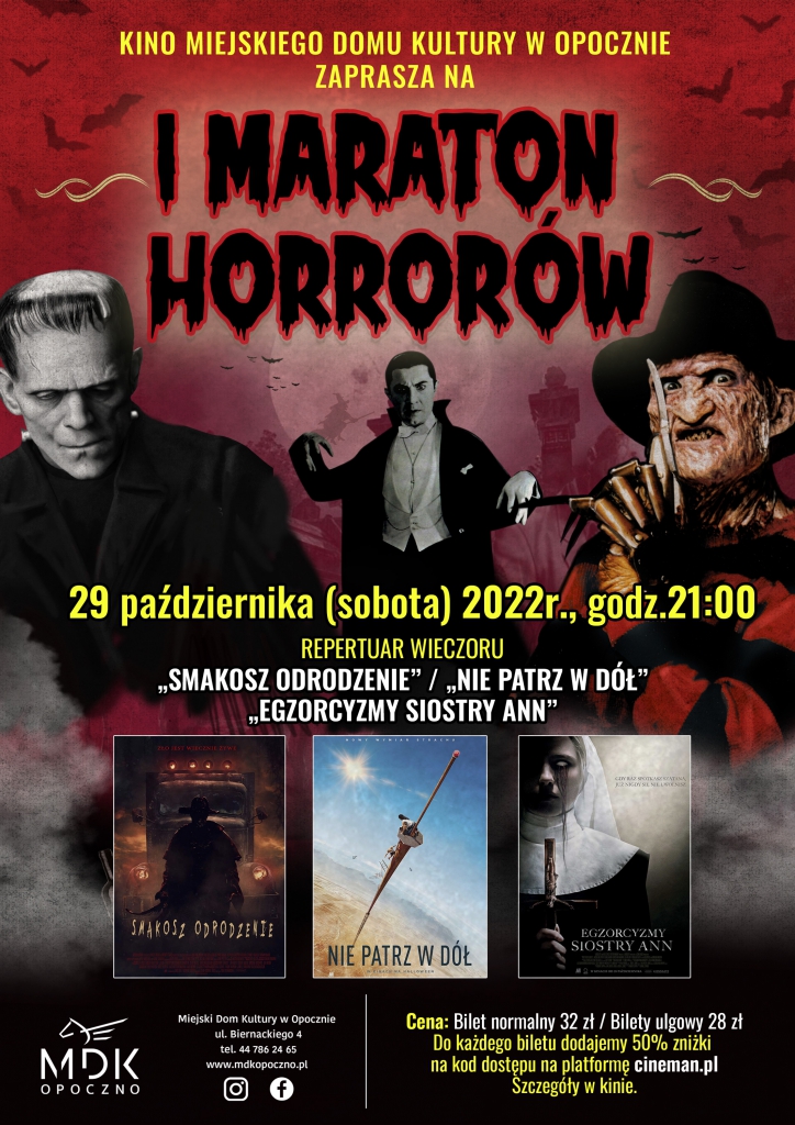 Plakat promujący maraton