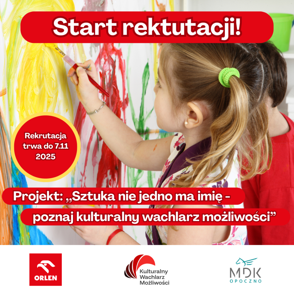 Rusza rekrutacja do projektu Sztuka nie jedno ma imię - poznaj kulturalny wachlarz możliwości