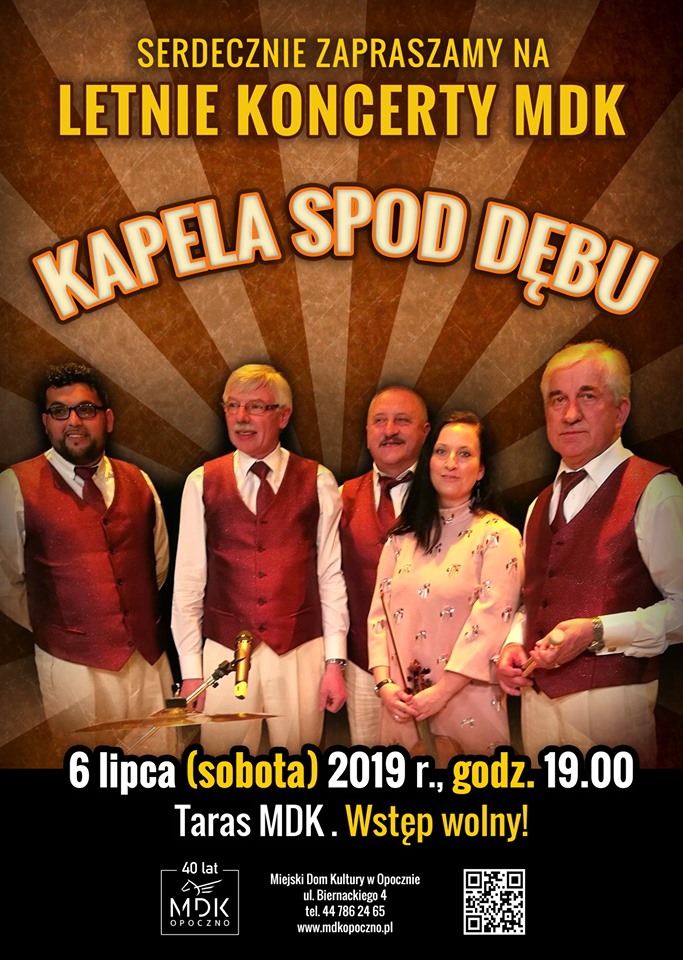 Klimatyczny koncert na tarasie 