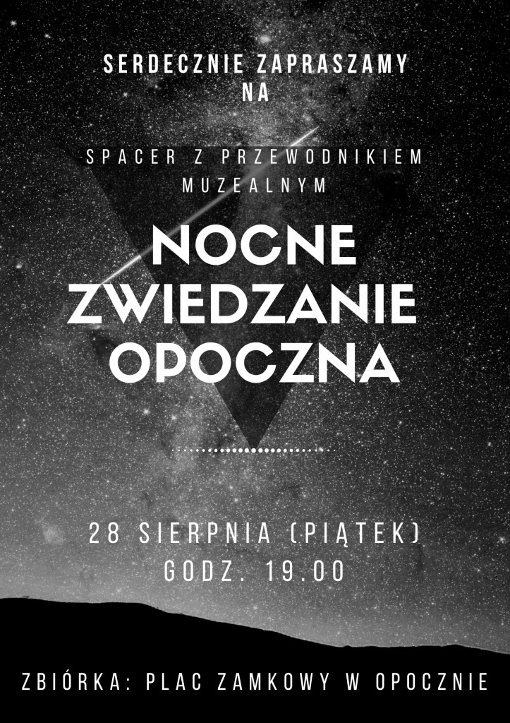 Nocne zwiedzanie Opoczna
