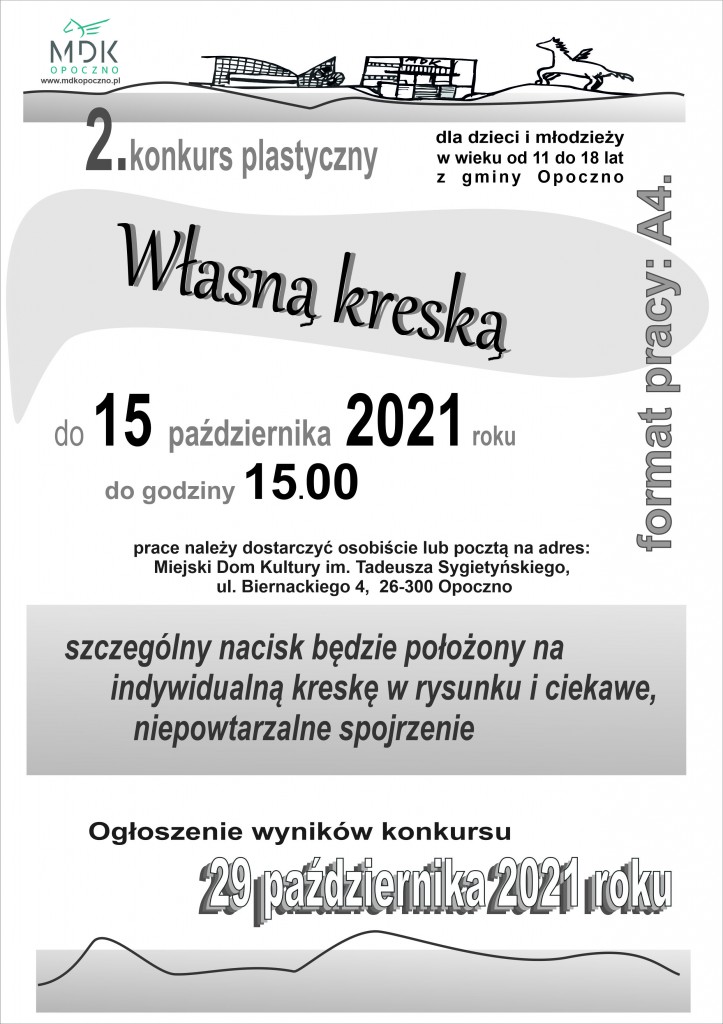 "Własną kreską" - druga edycja konkursu!