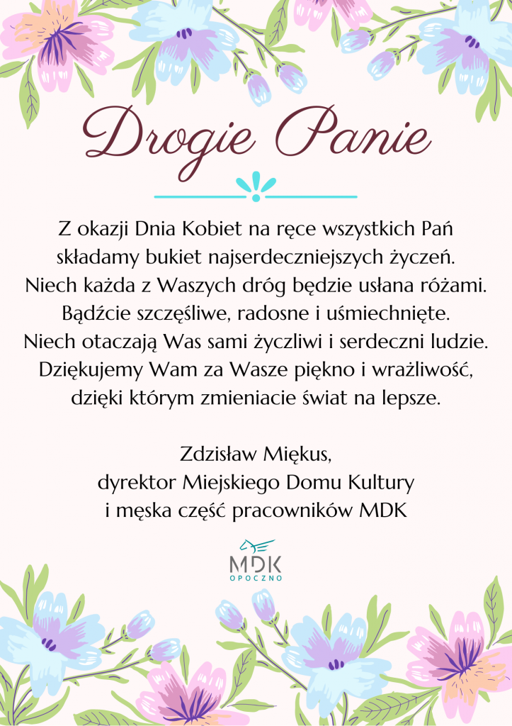 Drogie Panie!