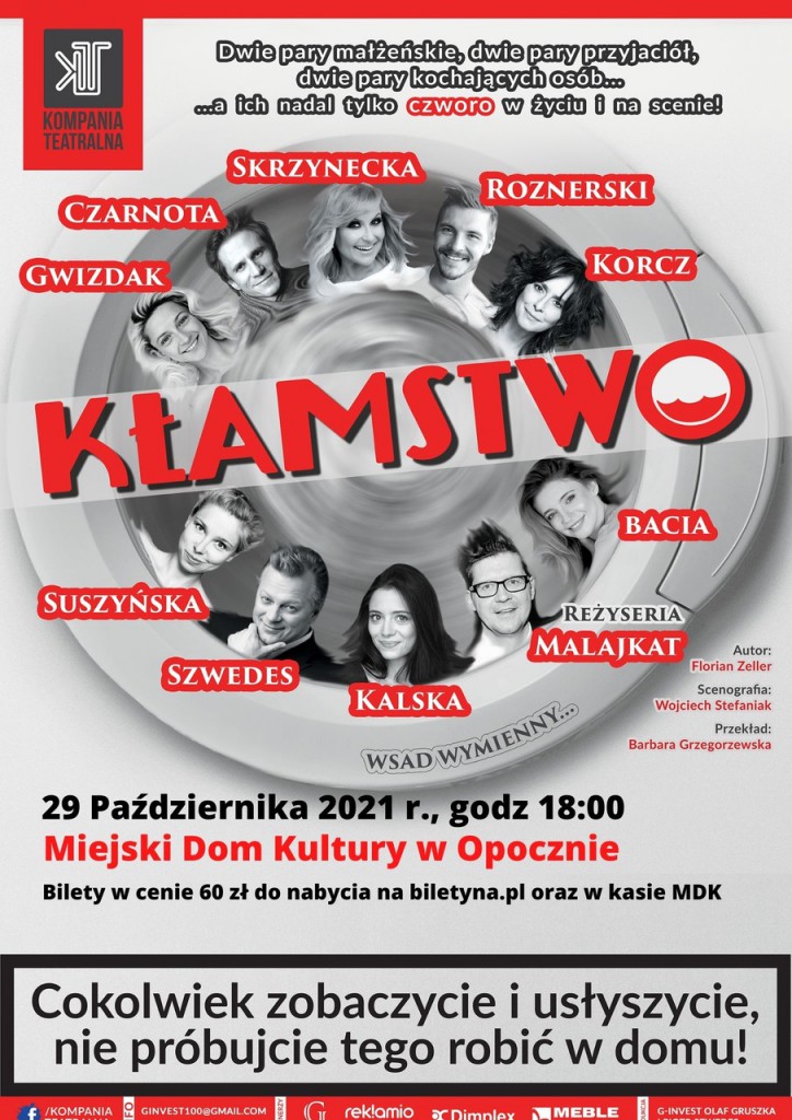 Zapraszamy na "KŁAMSTWO"!