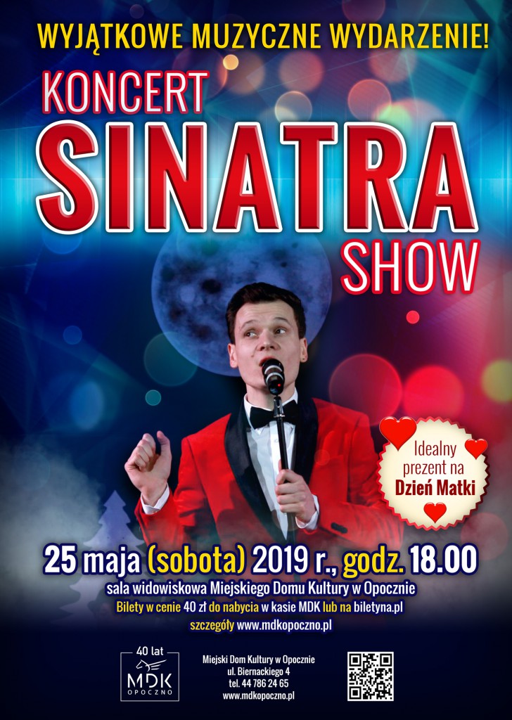 SINATRA SHOW - zapraszamy na wyjątkowy koncert do MDK