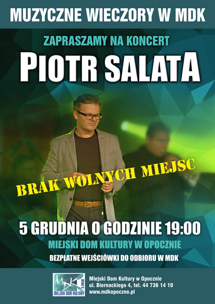 Piotr Salata - koncert