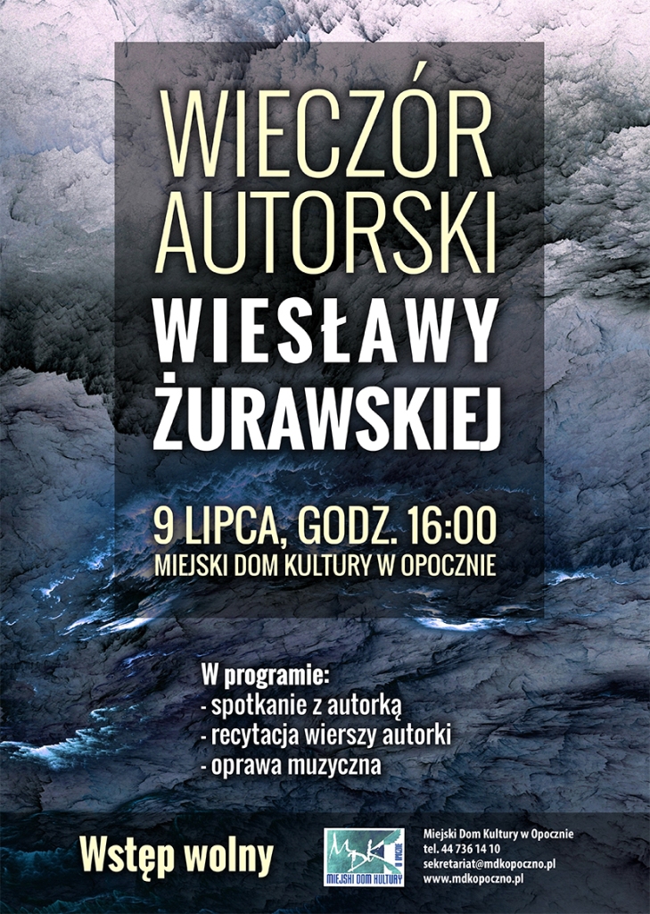 Wieczór autorski Wiesławy Żurawskiej