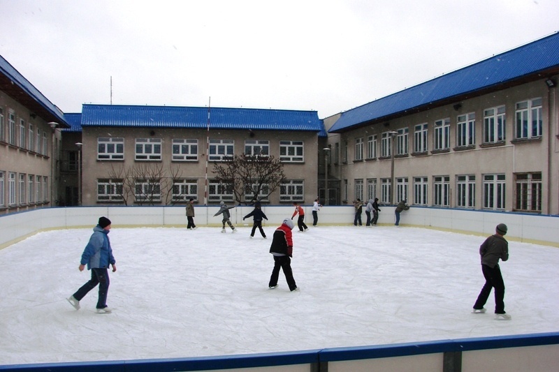 Lodowisko w czasie ferii