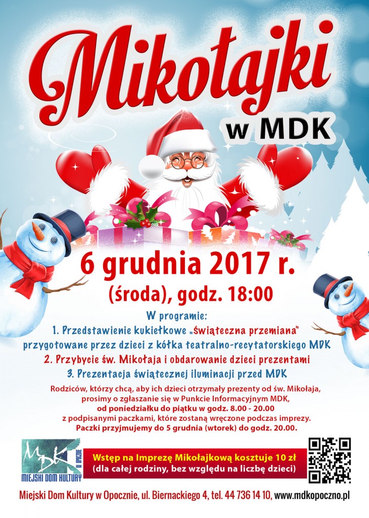 Mikołajki 2017 w MDK