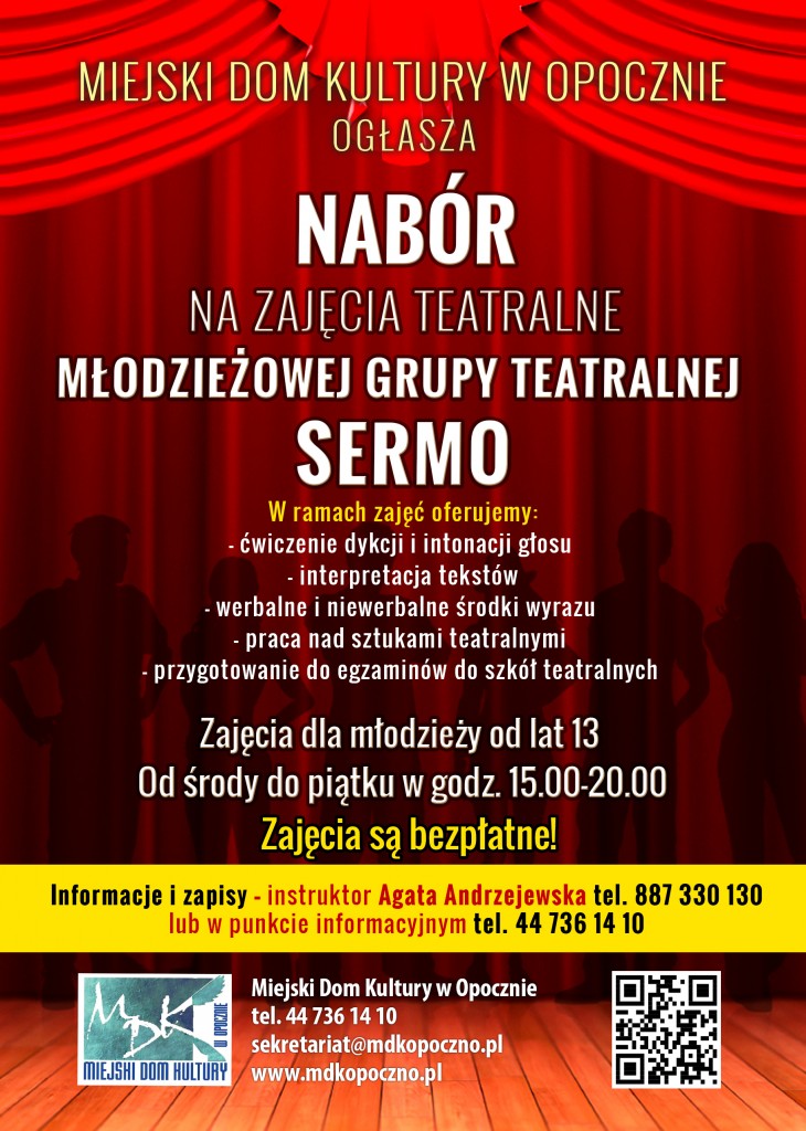 Nabór do grupy teatralnej Sermo 