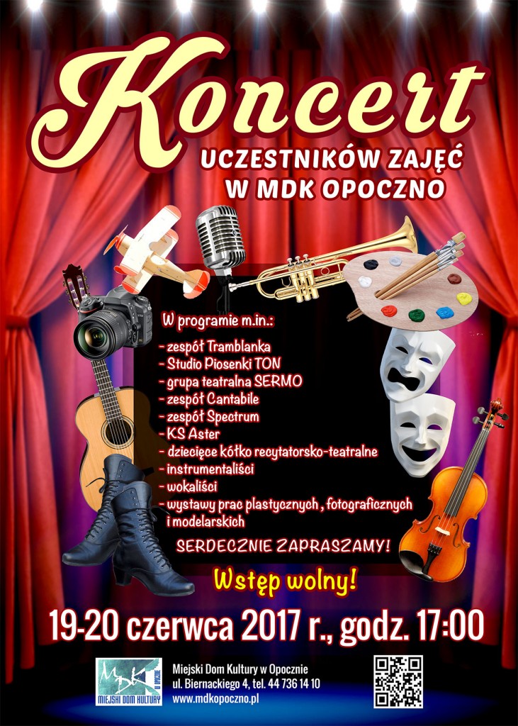 Koncert uczestników zajęć w MDK