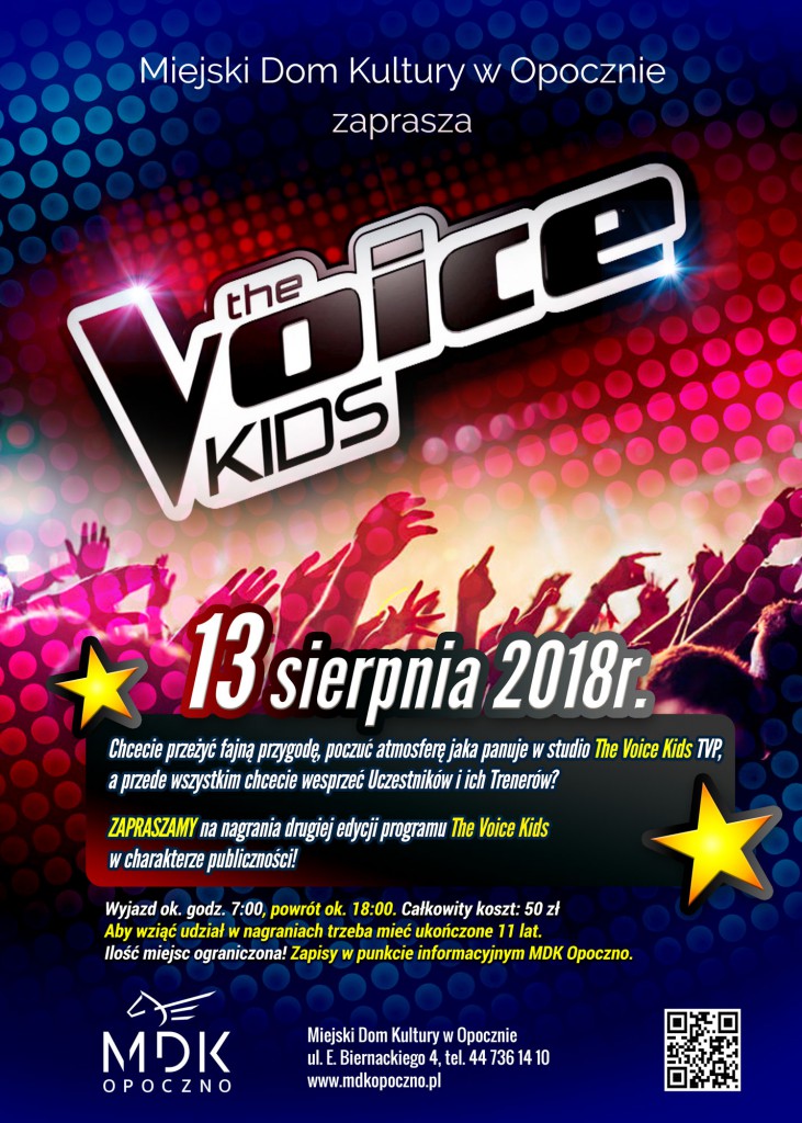 The Voice Kids - wyjazd jako publiczność