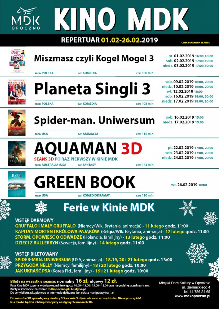 Kino MDK zaprasza w lutym