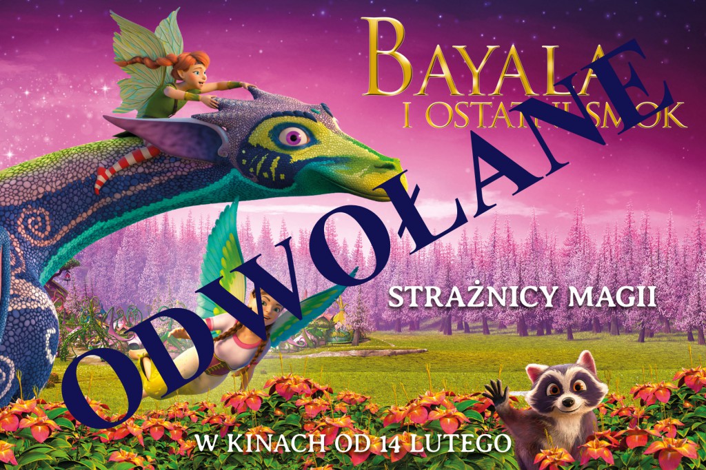 Seans filmu Bayala i ostatni smok odwołany
