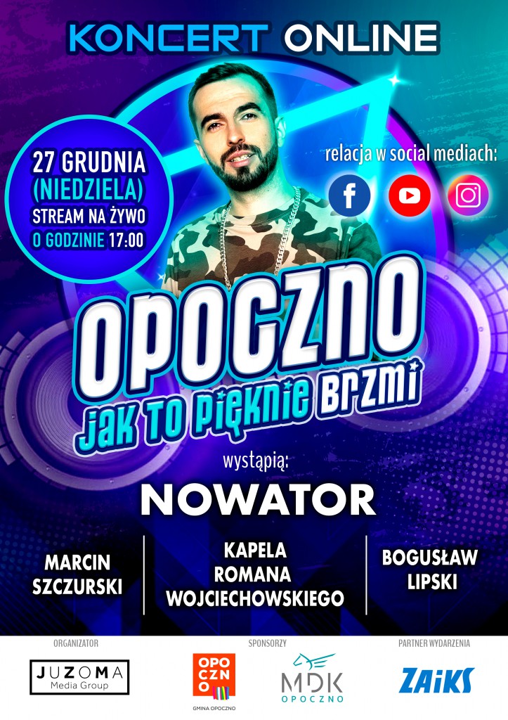 Zapraszamy na koncert Nowatora!